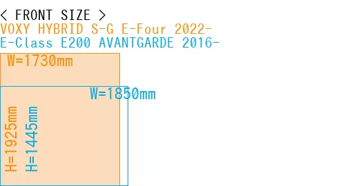 #VOXY HYBRID S-G E-Four 2022- + E-Class E200 AVANTGARDE 2016-